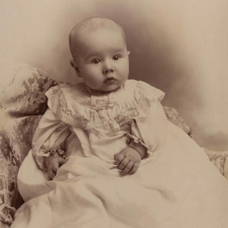 Ezra Taft Benson, a los 3 meses de edad